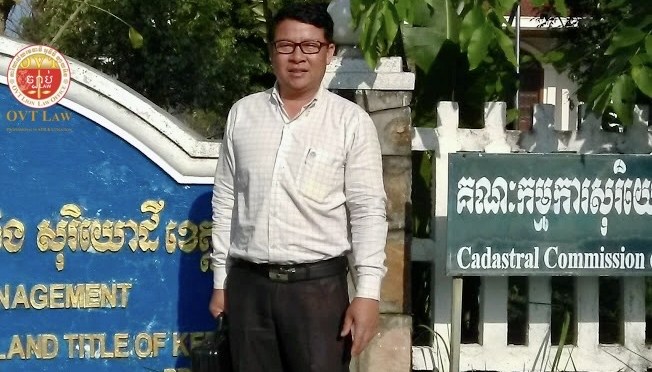 មេធាវីដើមចោទការលក់ ទិញដីធ្លីនៅខេត្តកែប Land Sale Plaintiff Attorney at Kep Province.