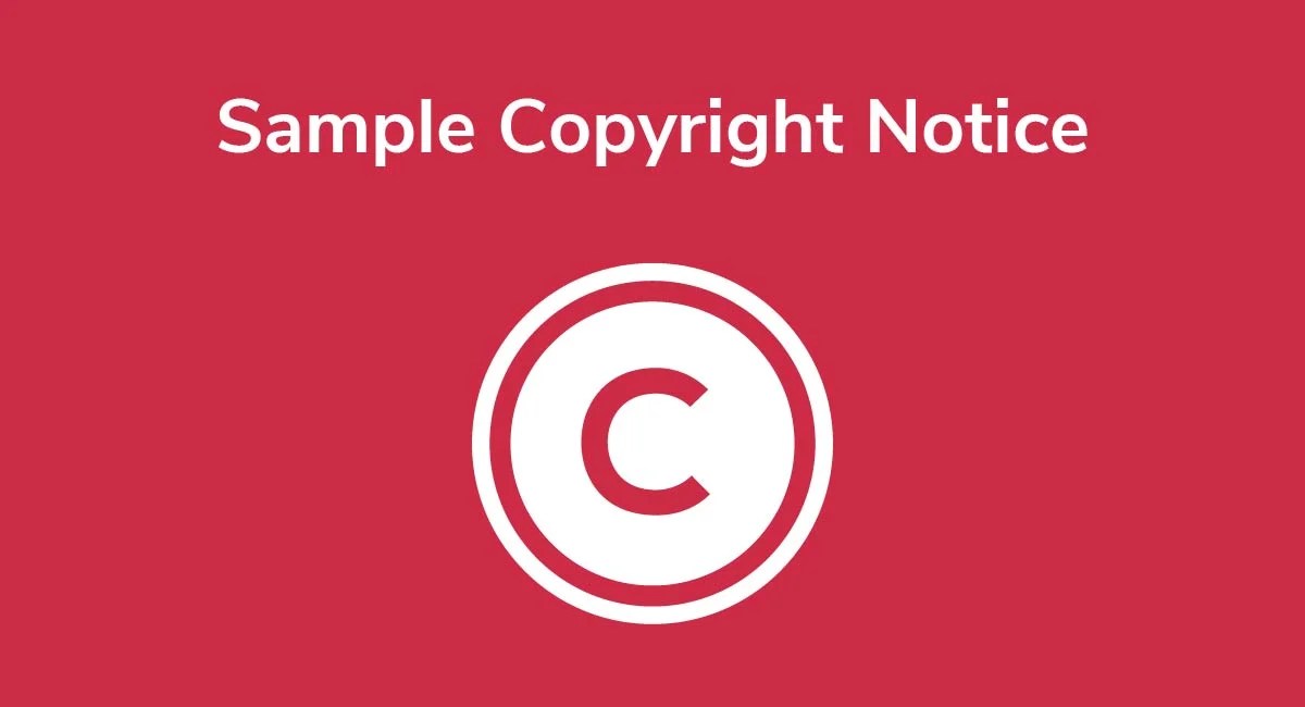 sample-copyright-notice